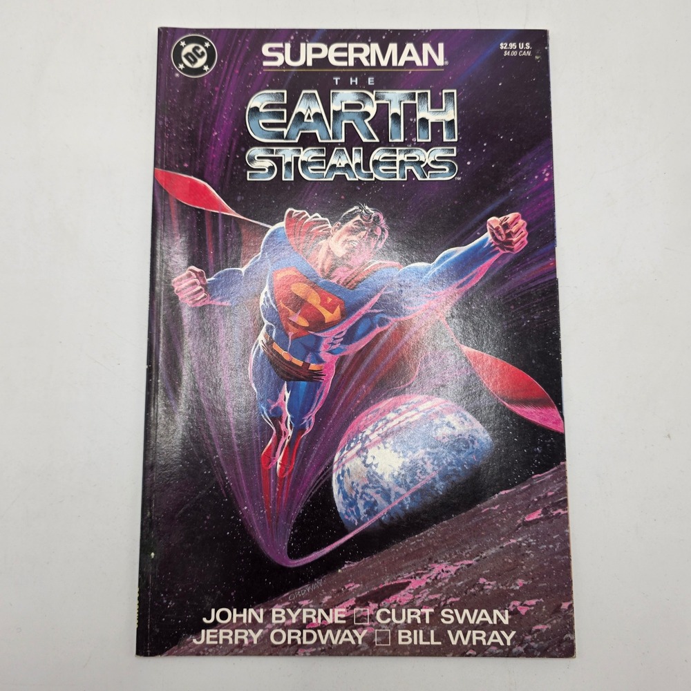 DC Comics Superman The Earth Stealers John Byrne Curt Swan 1988 Prestige Comic